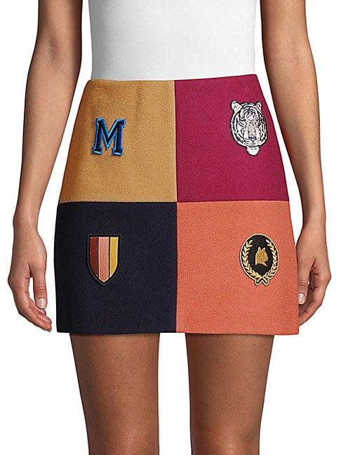 Stella Mccartney Colorblock Mini Skirt