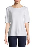 St. John Collection Wool-blend Knit Top