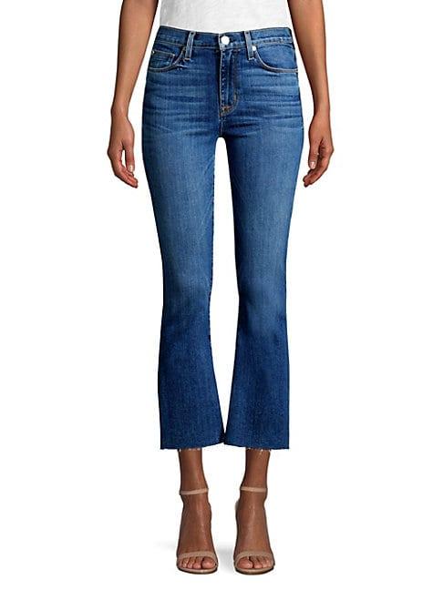 Hudson Jeans High Rise Crop Flare Jeans