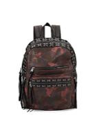 Ash Billy Leather Camo Backpack