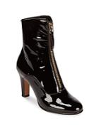 Valentino Nero Leather Ankle Boots