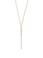 Ef Collection Diamond & 14k Yellow Gold Magic Wand Pendant Necklace