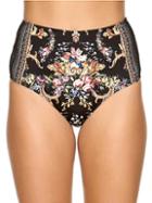 Camilla Floral High-waisted Bikini Bottom