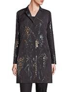 Lafayette 148 New York Guenever Floral Topper Coat