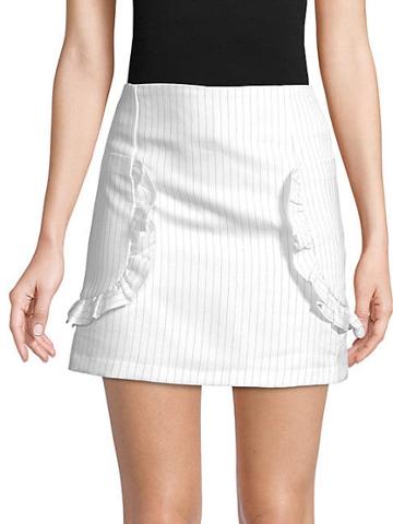 Free Generation Pinstripe Mini Skirt