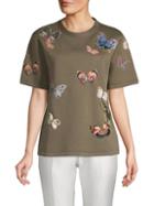 Valentino Butterfly-print Tee