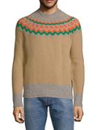 Valentino Chevron Wool Sweater