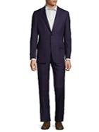 Hickey Freeman Two-piece Wool Check Suit