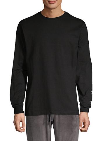 Russell Park Long-sleeves Graphic Cotton Tee