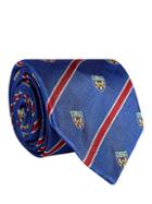 Ralph Lauren Heraldic Clubs Chevron Silk Tie