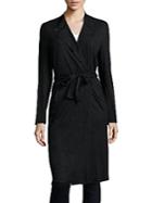 Romeo & Juliet Couture Solid Wrap Dress