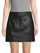 Rag & Bone Mila Leather Skirt