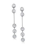 Diana M Jewels Diamond And 14k White Gold Drop Earrings