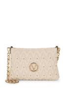Valentino By Mario Valentino Studded Chevron Quilted Leather Crossbody Bag