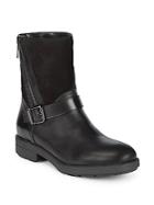 Aquatalia Buckle Leather Boots