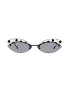Fendi 58mm Layered Cat Eye Sunglasses