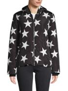 Vigoss Star-print Hooded Jacket