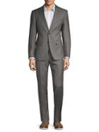 Calvin Klein Two-piece Extra Slim Fit Textured Wool Suit