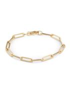 Saks Fifth Avenue Made In Italy 14k Yellow Gold Oval-link Bracelet