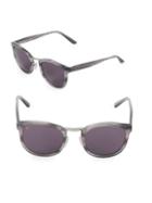 Smoke X Mirrors Crossroad 49mm Oval Sunglasses