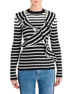 Msgm Striped Knit Sweater