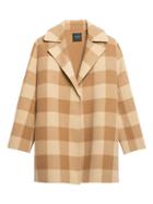 Theory Double-faced Check Overlay Coat