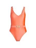 Dolce Vita Belted One-piece Swimsuit