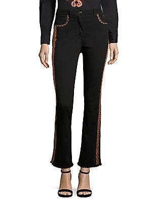 Etro Embroidered Flare Jeans