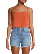 Milly Double-strap Cropped Top