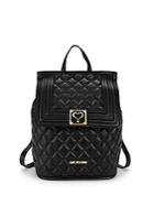 Love Moschino Faux Leather Quilted Backpack