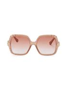 Chlo Vera 55mm Oversize Square Sunglasses