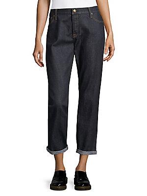Burberry Cropped Relaxed-fit Jeans