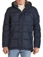 Cole Haan Water-resistant Double Stitch Faux Fur Puffer Jacket