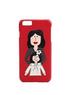 Dolce & Gabbana Mother & Daughter Textured Leather Iphone 6 Plus Case