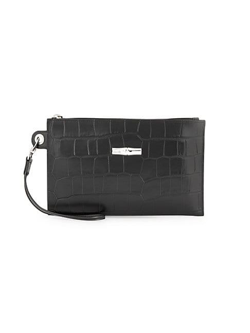 Longchamp Textured Leather Pouch