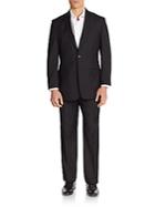 Versace Collection Regular-fit Solid Wool & Cashmere Suit