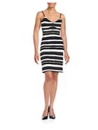 French Connection Striped Sheath Dress