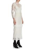 Burberry Lace Overlay Dress