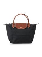 Longchamp Leather-trimmed Textured Tote