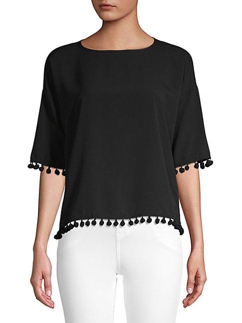French Connection Pom-pom Short-sleeve Tee