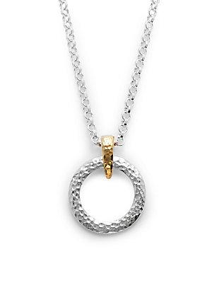 Gurhan 18k Gold & Sterling Silver Pendant Necklace