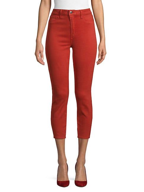 L'agence High-rise Cropped Skinny Jeans