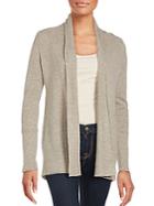 Cashmere Saks Fifth Avenue Cashmere Open Front Sweater