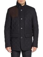 Vince Camuto Quilted Wool-blend Coat