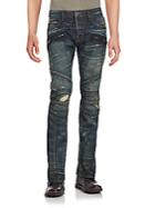 Cult Of Individuality Nine-pocket Greaser Moto Jeans