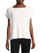 Michael Kors Ribbed Cashmere Top