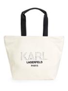 Karl Lagerfeld Paris Embellished Logo Tote