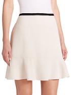 See By Chlo Two-tone Fit-and-flare Skirt