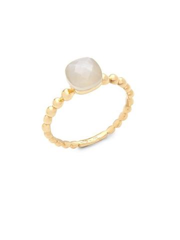 Michael Aram Mother-of-pearl And 18k Yellow Gold Bauble Ring