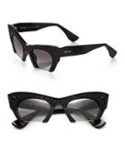 Miu Miu Semi-rim 50mm Cat-eye Sunglasses